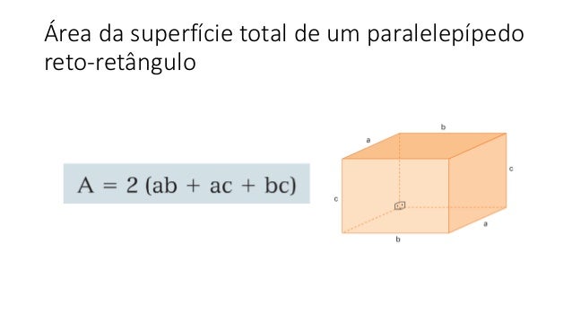 Paralelepípedo reto retângulo
