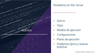 understanding parallelism in sql server - sql server... Paralelismo en sql server | PDF