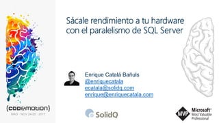 ecatala@solidq.com | @enriquecatala
Enrique Catalá Bañuls
@enriquecatala
ecatala@solidq.com
enrique@enriquecatala.com
MAD · NOV 24-25 · 2017
 