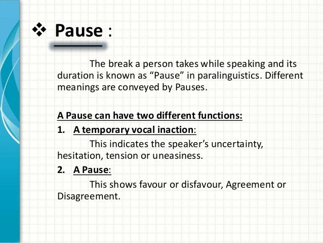 Paralinguistics