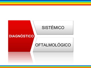 DIAGNÓSTICO 
SISTÉMICO 
OFTALMOLÓGICO 
 
