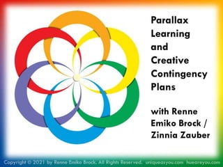 Parallax Learning and Creative Contingency Plans by Renne Emiko Brock