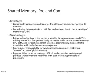Parallel & Distributed processing | PPTX | Computing | Technology ...