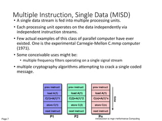 Parallel & Distributed processing | PPTX | Computing | Technology ...