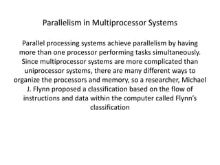 Parallel processing | PPTX