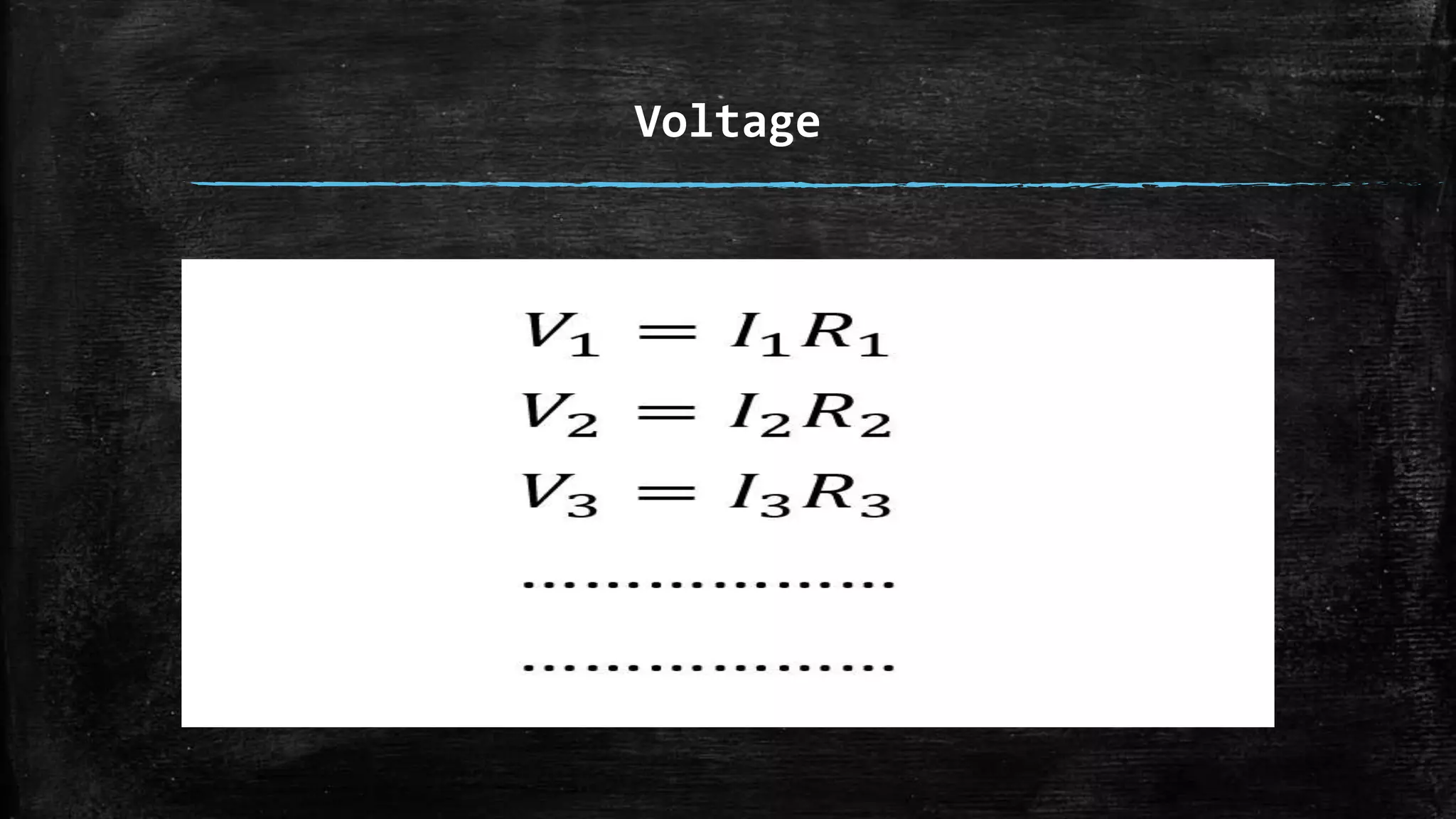 Voltage