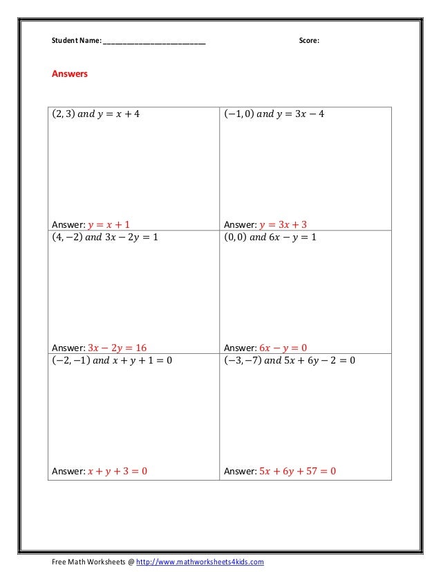 algebra 1 slope intercept form worksheet algebra 1 slope intercept form worksheet