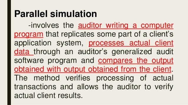Parallel simulation