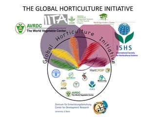 International Society
for Horticultural Science
THE GLOBAL HORTICULTURE INITIATIVE
 