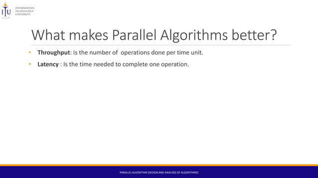 Parallel algorithms | PPT
