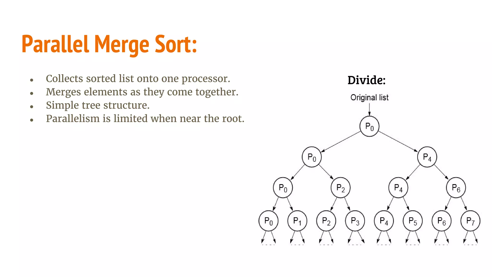 Parallel sorting Algorithms | PPT