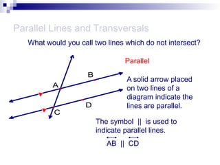 Parallel Indication PRESENTATION parallel and transversal lines.pptx