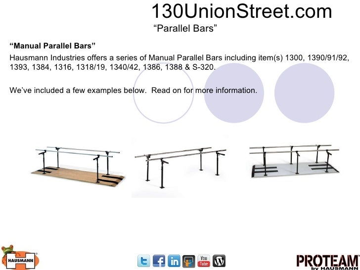 InFocus Hausmann Industries Parallel Bars