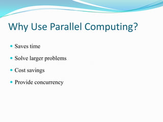 Parallel computing | PPTX