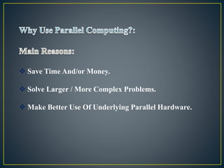 Parallel computing | PPTX