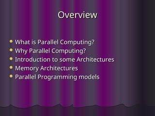 ParallelComputing cse and ece department.ppt