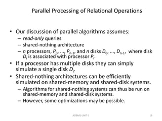 Parallel databases | PPTX