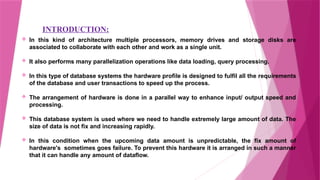PARALLEL DATABASE SYSTEM in Computer Science.pptx