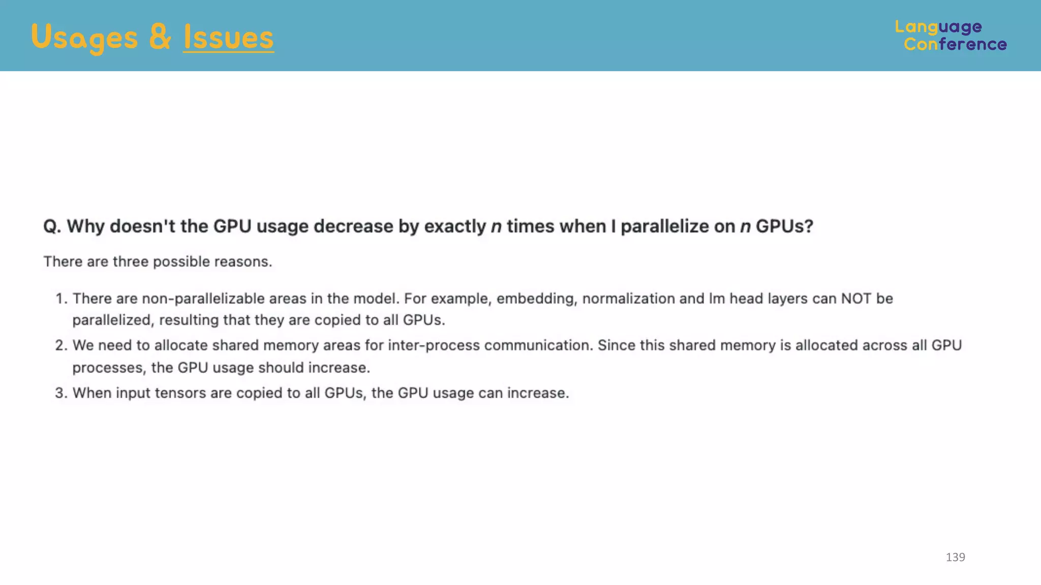 139
넉넉!
Usages & Issues
 