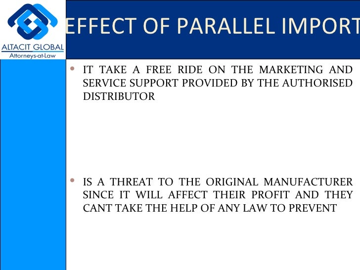 Iparallel Import How Are Parallel Imports Regulated – RPKK