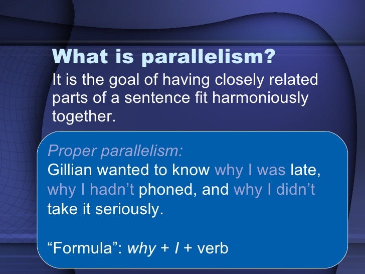 Parallelism