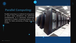 parallelism and computing.pptx | Cloud Computing | Internet