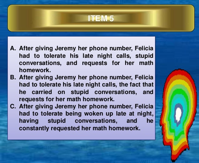 Parallelisms in sentences