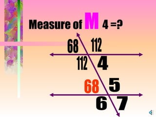 Measure of    4 =?   68 112 4 112 6 5 7 68 