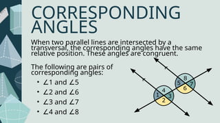 Parallel Lines cut by a Transversal Lesson Presentation.pptx