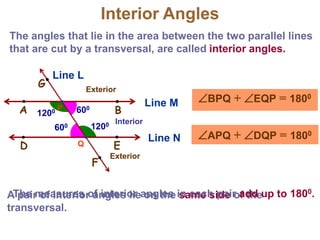 Parallel Lines Cut by a Transversal PPT 1-9-2018.pptx