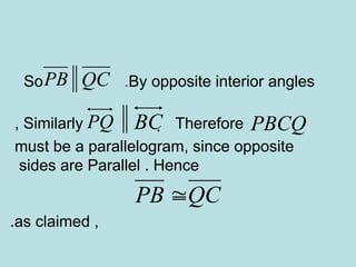 mathematics geometry Parallel Lines Proof.ppt
