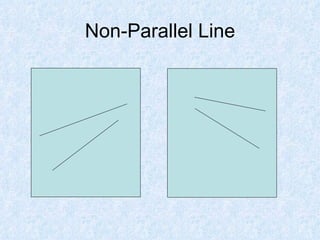 Non-Parallel Line 