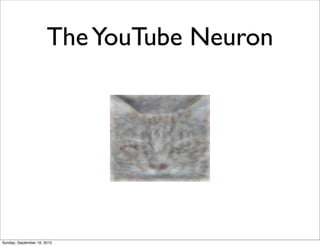 The YouTube Neuron




Sunday, September 16, 2012
 