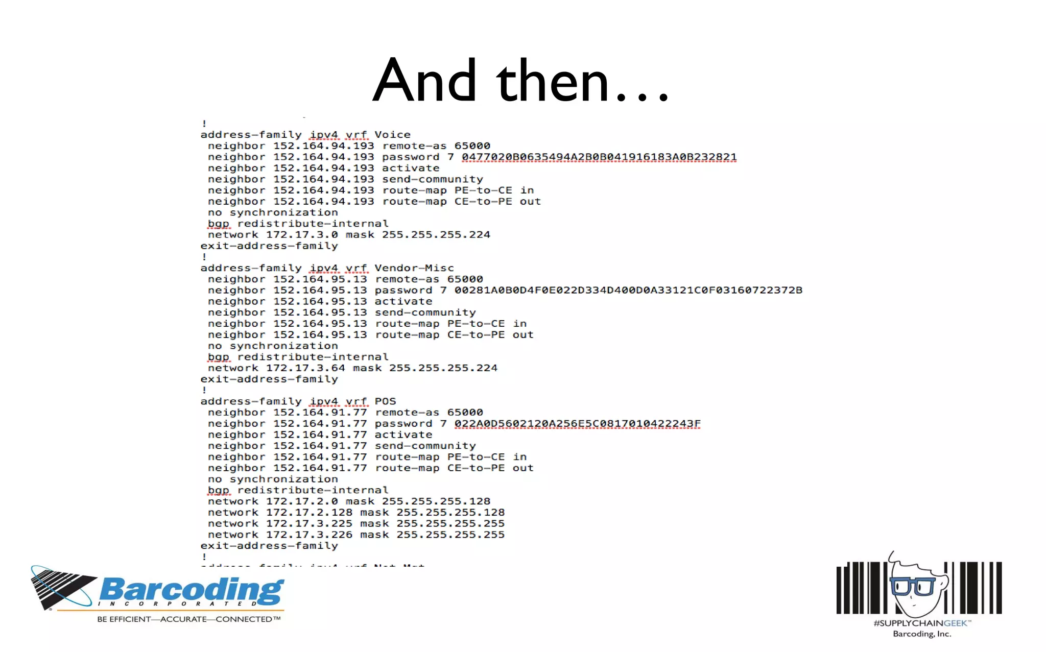 And then…
 