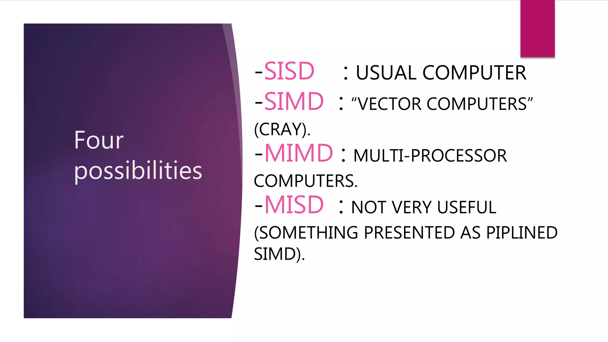 Parallel processing coa | PPTX | Computing | Technology & Computing