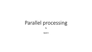 Parallel processing with pthreads in multithread programming | PPT