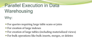 Parallel processing in data warehousing and big data | PPTX