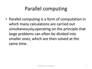Research Scope in Parallel Computing And Parallel Programming | PPSX ...