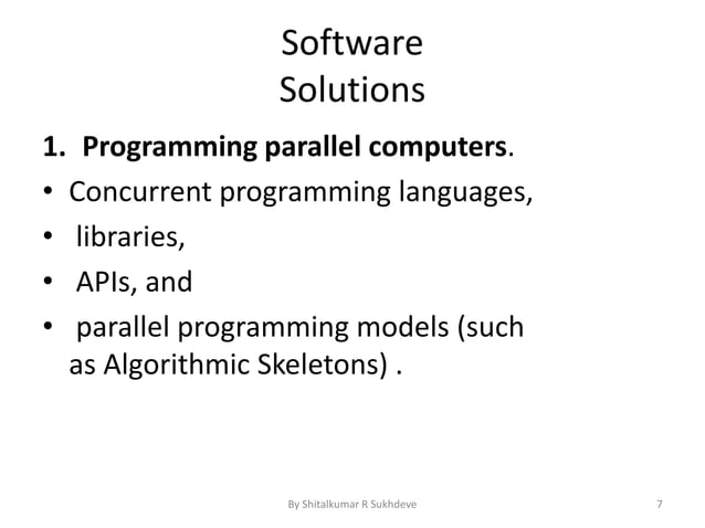 Research Scope in Parallel Computing And Parallel Programming | PPSX ...