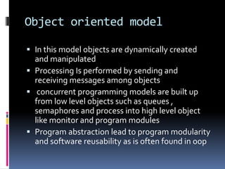Parallel programming model | PPTX