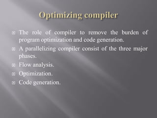 Parallel programming model, language and compiler in ACA. | PPT