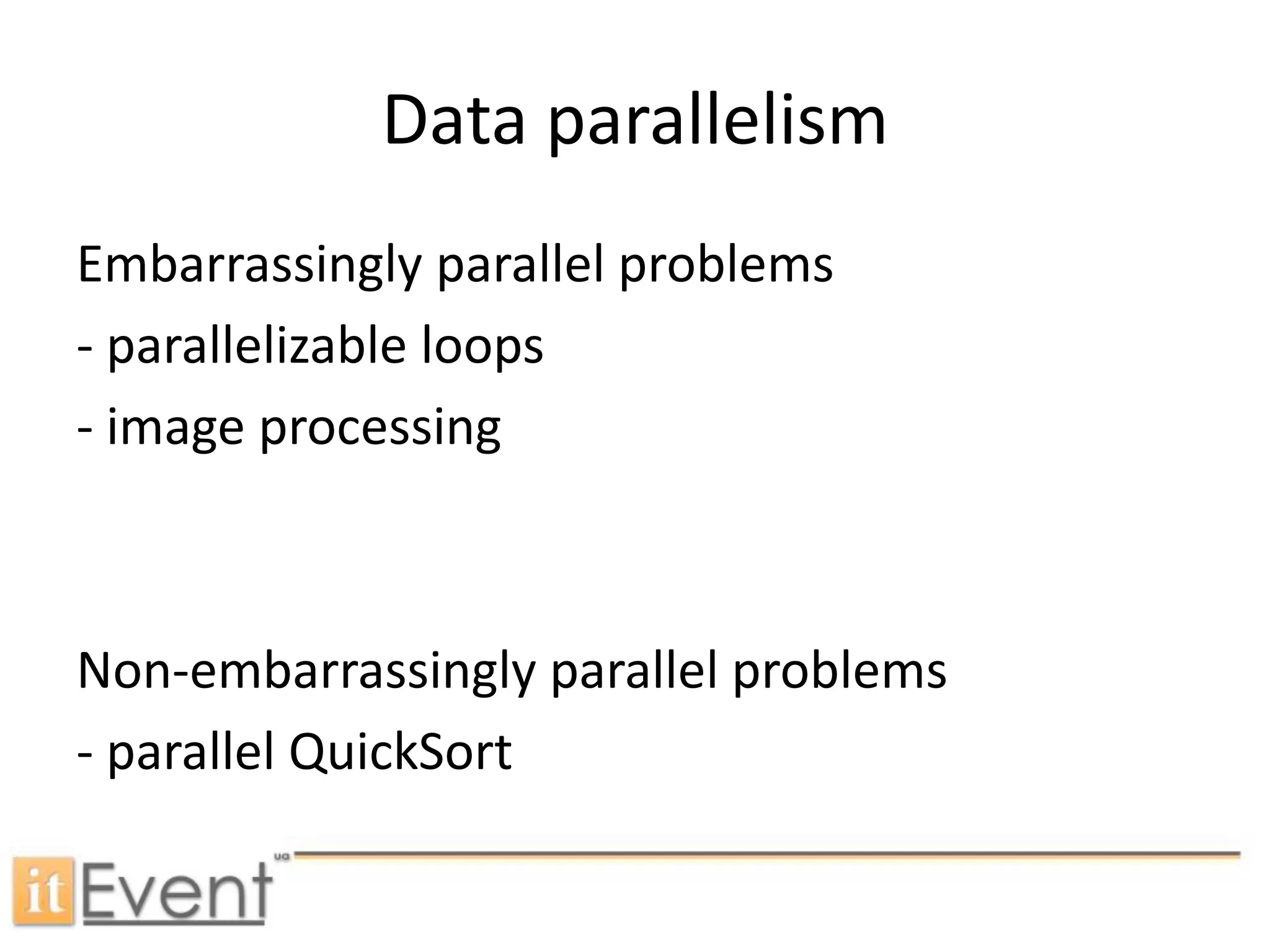 Parallel programming patterns - Олександр Павлишак | PPT
