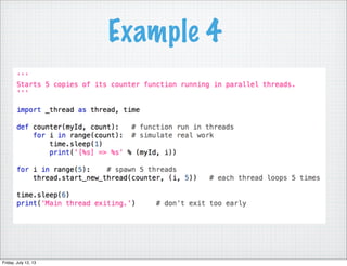 Example 4
Friday, July 12, 13
 