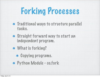 Parallel programming using python | PPT