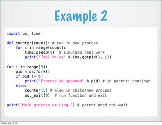 Parallel programming using python | PPT