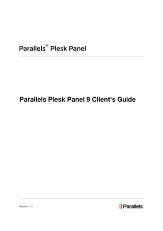 ®
Parallels Plesk Panel
 