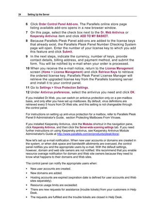 Parallels Plesk Panel 9 Quick Start Guide | PDF