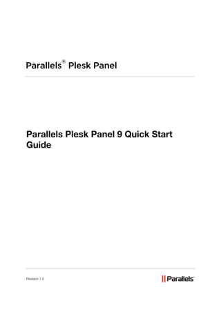 ®
Parallels Plesk Panel
 