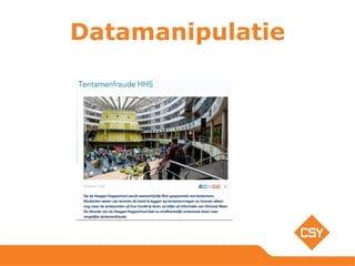 Datamanipulatie
 