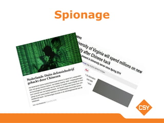Spionage
 